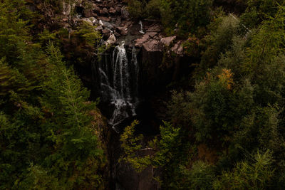 Victoria falls near gairloch. they are located in a national nature reserve