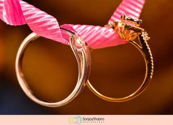 Close-up of eyeglasses on table