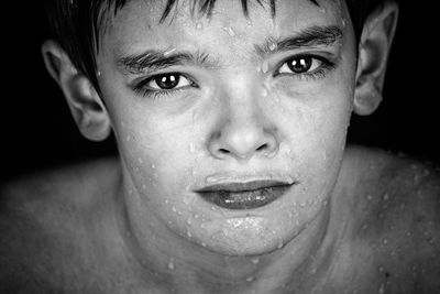 Close-up portrait of a boy