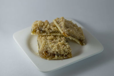 Close-up of dessert in plate