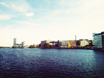 River with buildings in background