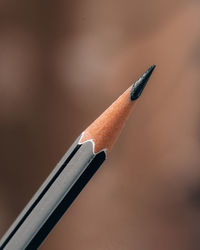 Close-up of pencils on table