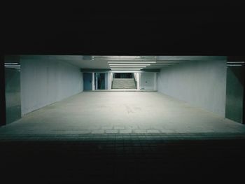 Empty corridor of building