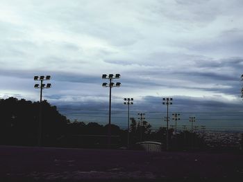 Scenic view of cloudy sky