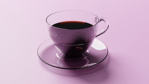 Close-up of drink served on table