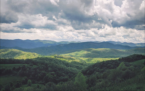 Scenic view of landscape against sky