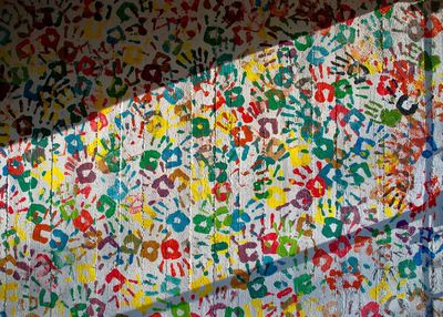 Full frame shot of patterned wall