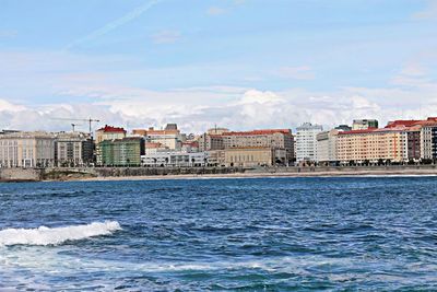 Buildings with waterfront