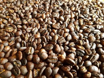 Full frame shot of coffee beans