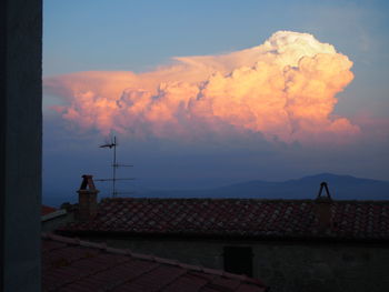 Scenic view of sky during sunset