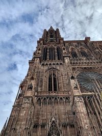 Low angle view of historical building against sky