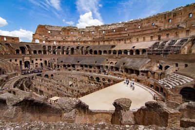 Coliseum against sky