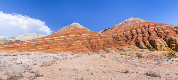 View of rock formations