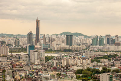 Cityscape against sky