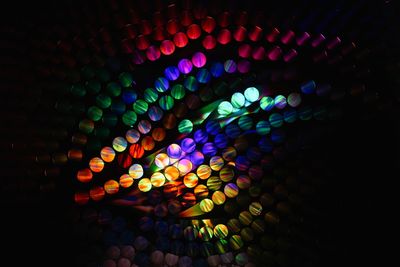 Full frame shot of multi colored lights