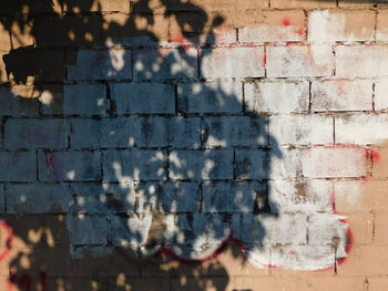 Close-up of brick wall