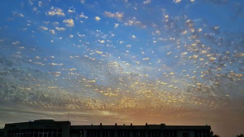 Scenic view of sky at night