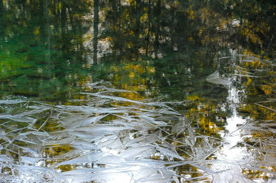 High angle view of a lake