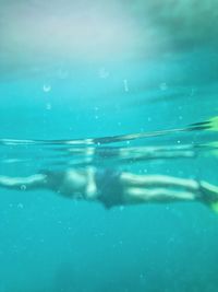 Full frame shot of water in swimming pool