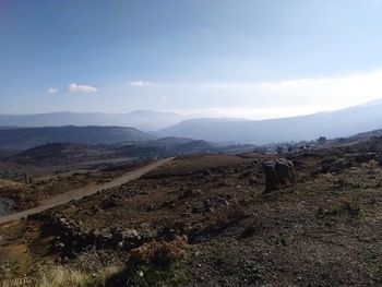 Scenic view of landscape against sky