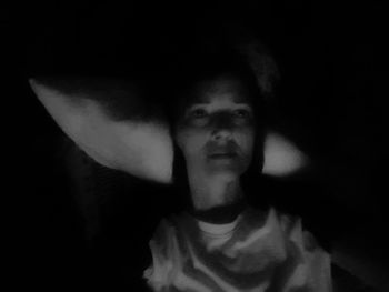 Close-up portrait of young man