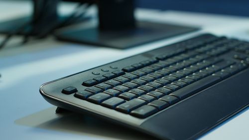 Close-up of computer keyboard