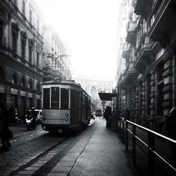 City street with buildings in background