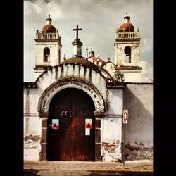 Exterior of church against sky