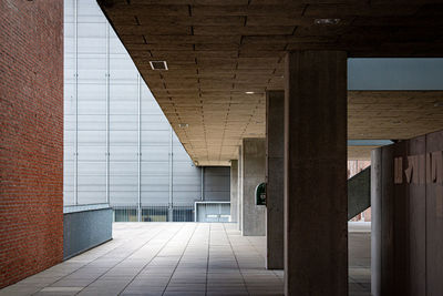 Empty corridor of building