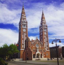 View of church against cloudy sky