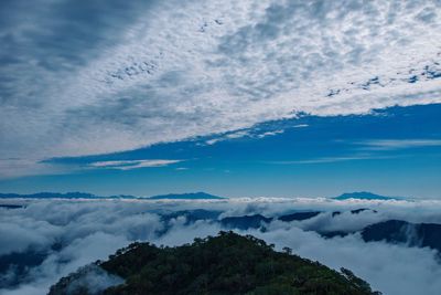 Low angle view of mountain against sky