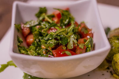 Close-up of salad in bowl