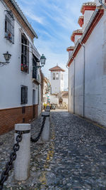 Street amidst buildings in city