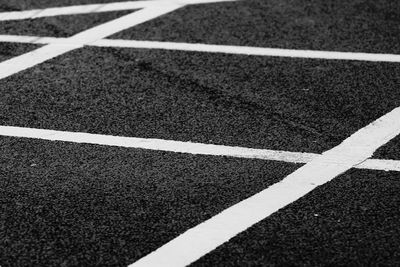 Full frame shot of running track