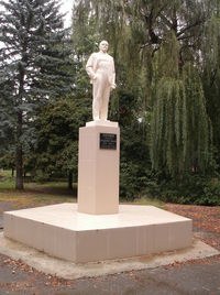 Statue in park