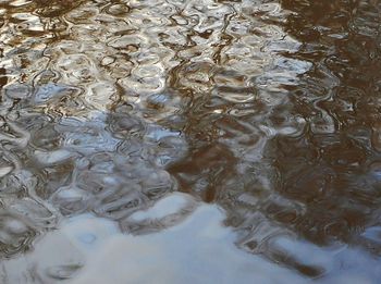 Full frame shot of rippled water