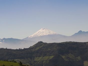 Scenic view of mountains