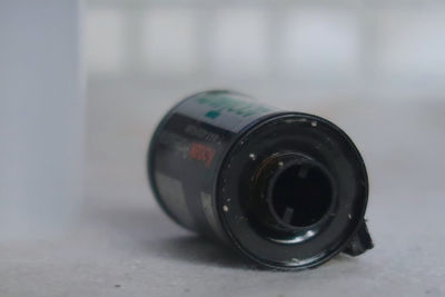 Close-up of camera