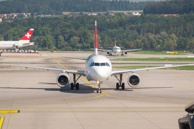 Airplane on runway