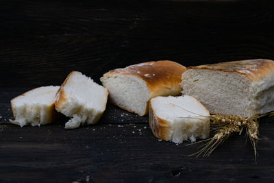 Close-up of food on table