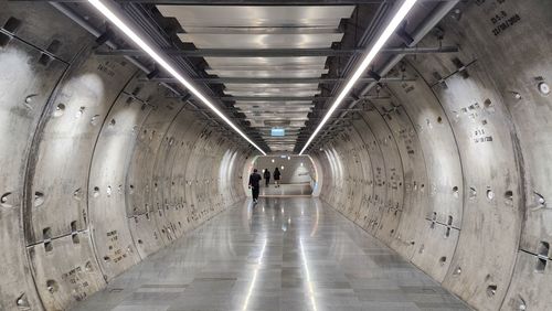 Interior of tunnel