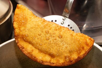 Close-up of meal on table