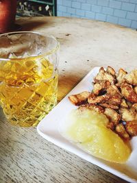 Close-up of food in plate