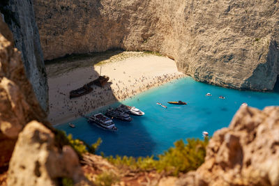 Aerial view of beach