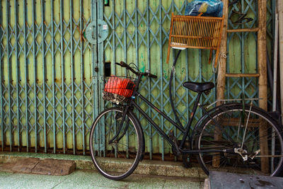 Bicycle in basket