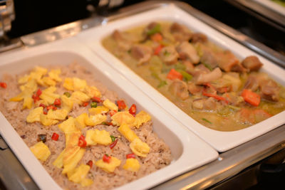 Close-up of food in plate