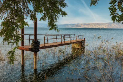 The sea of galilee.