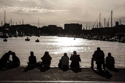 View of city at waterfront