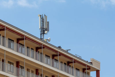Low angle view of building against sky