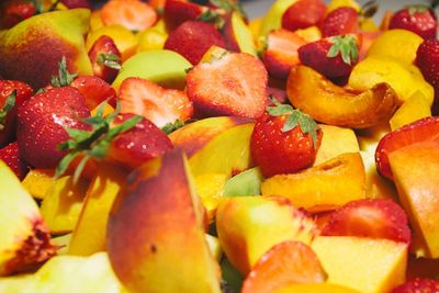 Full frame shot of fruits